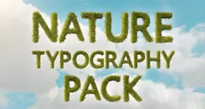 VideoHive – Nature Typeface [AEP] Free Download