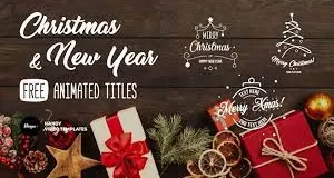 Motion Array – Christmas & New Year Titles [AEP] Free Download